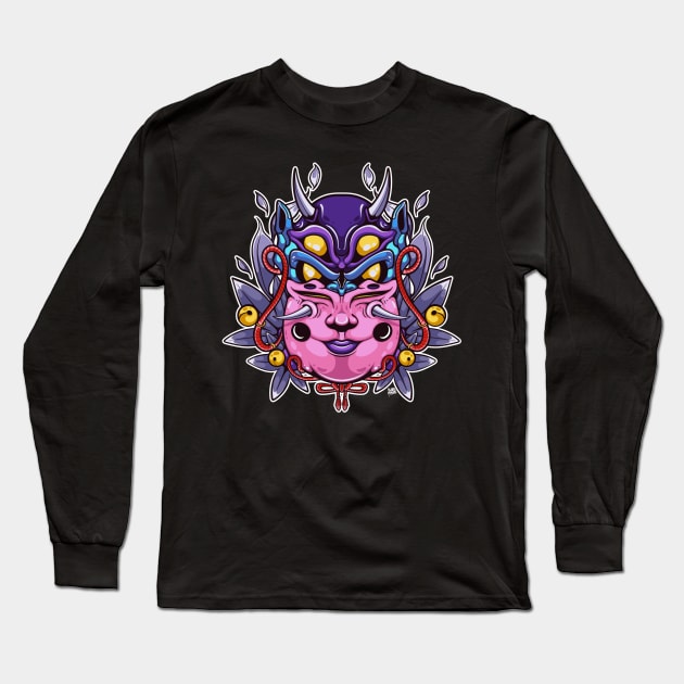 soulless illustration Long Sleeve T-Shirt by Behold Design Supply